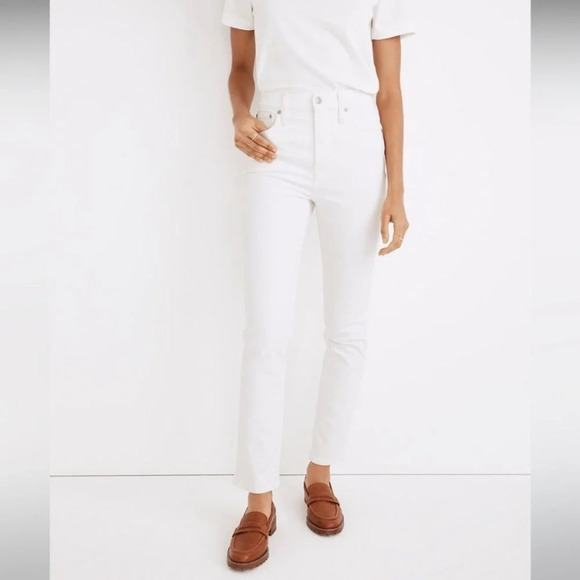 Madewell The High-Rise Perfect  Vintage
Jean in Tile White. Size 32 - Picture 2 of 11